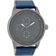 OOZOO Timepieces 45mm Dark Blue Leather Strap C7448